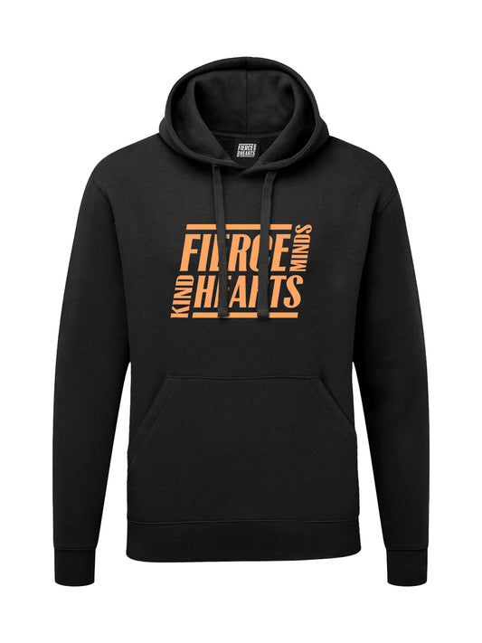 FMKH Orange Block Logo Hoodie