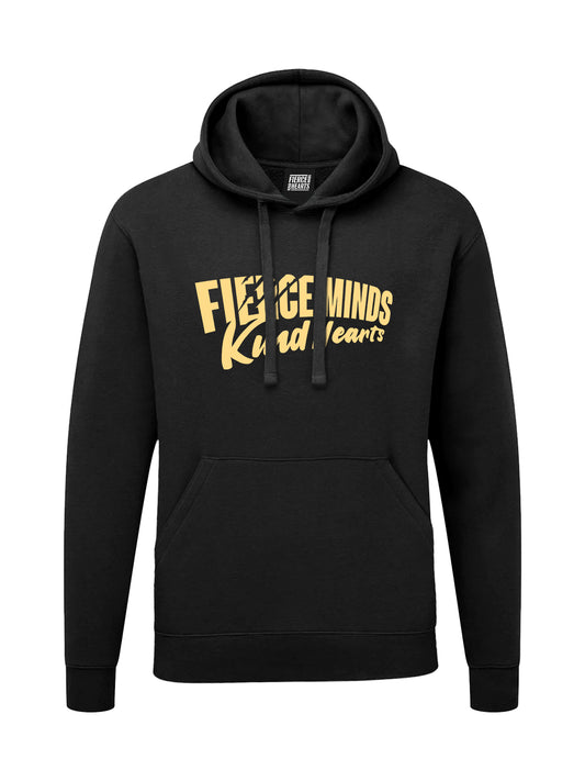 FMKH Yellow Script Logo Hoodie